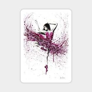 Royal Rubellite Ballerina Magnet