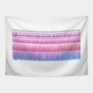 Pink Paint pattern minimal linear Tapestry