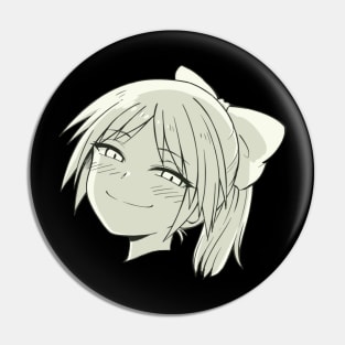 Smug Face Pin