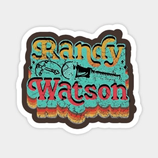 Randy Watson Retro Distressed Magnet