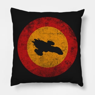 Firefly Serenity Ship Silhouette Pillow