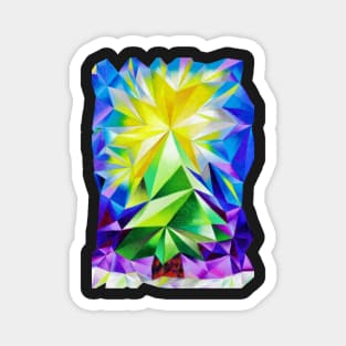 Christalmas Tree - Crystal Christmas Tree Magnet