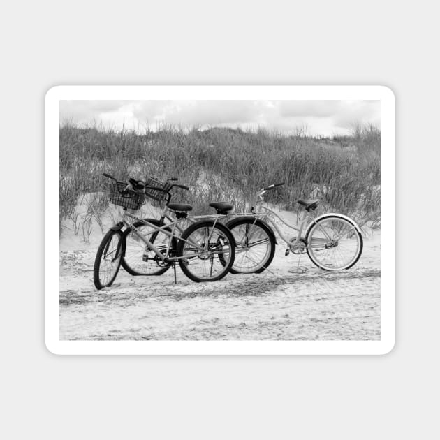 Bikes On The Beach Magnet by Cynthia48