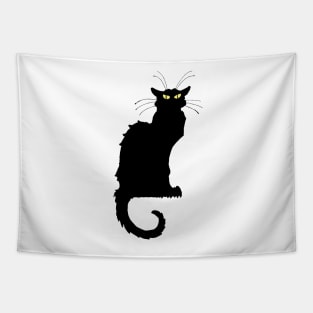 Black Cat Long Whiskers Tapestry