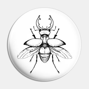 Stag Beetle Pin