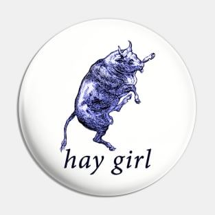 hay girl. Pin