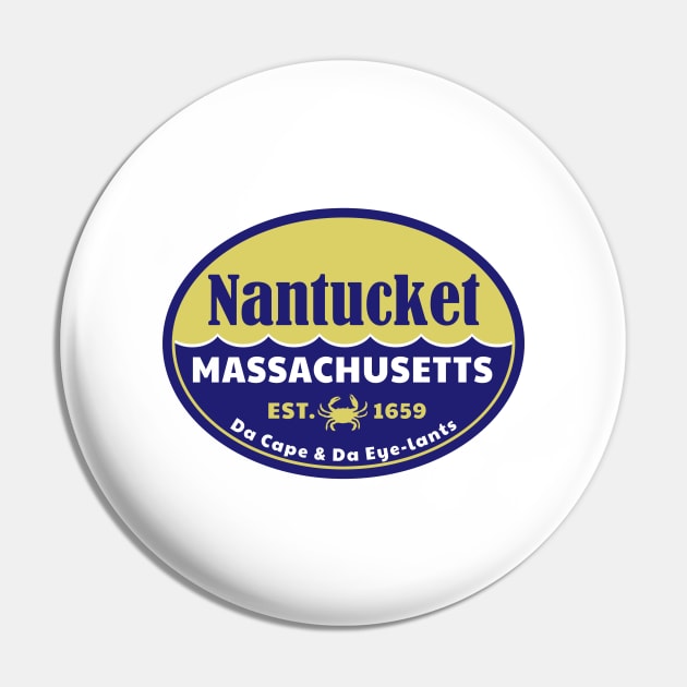 Nantucket Massachusetts MA Pin by DD2019