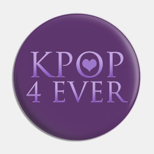 KPOP (Purple Heart) Forever Pin