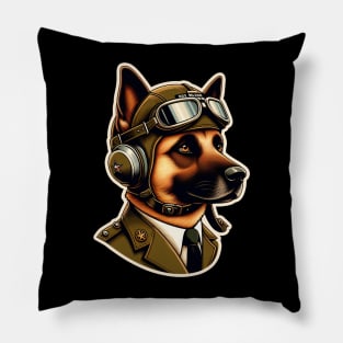 Belgian Malinois Pilot Pillow