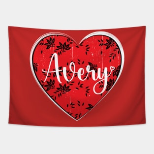 I Love Avery First Name I Heart Avery Tapestry