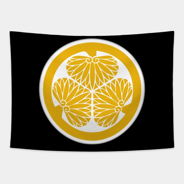 Tokugawa Clan Kamon Tapestry by Takeda_Art