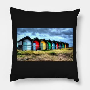 More Beach Huts Pillow