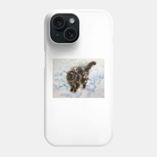 Fluffy cat Phone Case