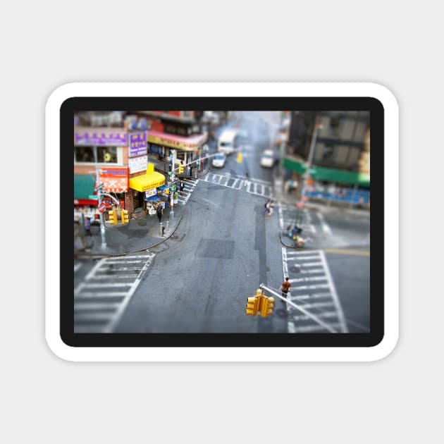 New York City Crossroad Miniature Magnet by Reinvention