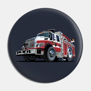 Cartoon firetruck Pin