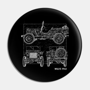 Willys Jeep Pin