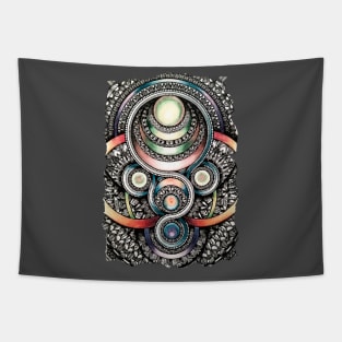 Complicated mandalas Tapestry