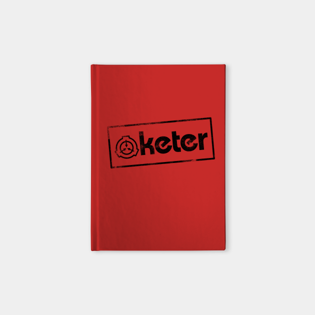 Keter Scp Foundation Object Class Keter Notebook Teepublic