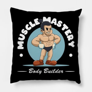 Muscle Mastery Mascot Pillow