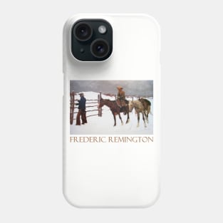 The Fall of the Cowboy (1895) by Frederic Remington Phone Case