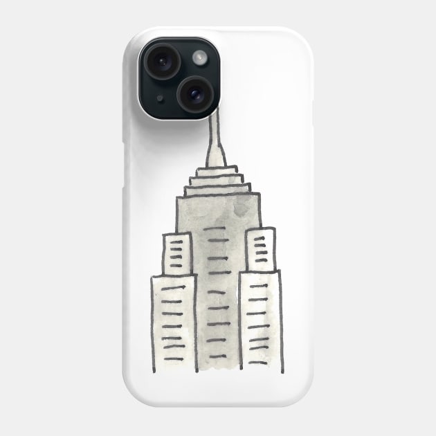 New York City Icons: Empire State Building Phone Case by buhloop.icons