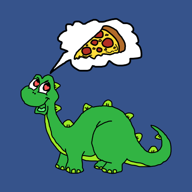 dino love pizza by awalsae