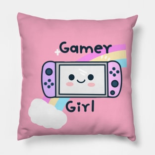 Kawaii Gamer Girl Pillow