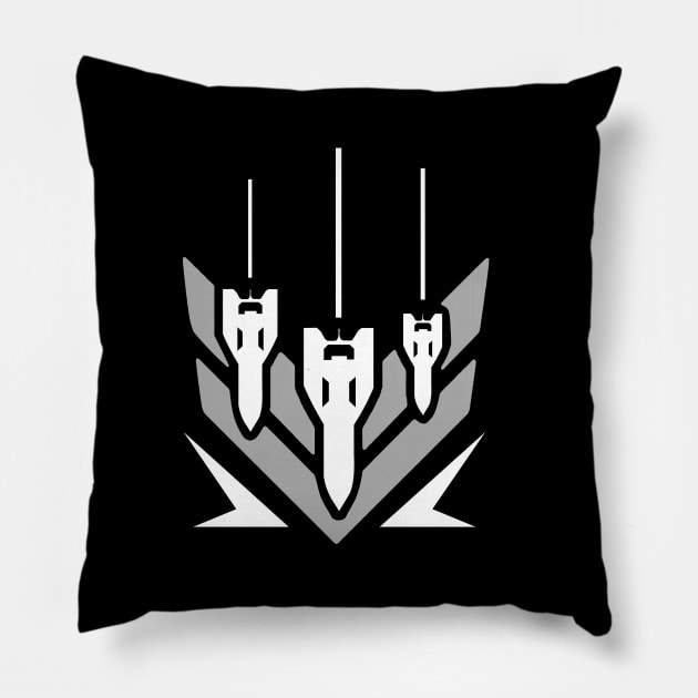 Bangalore Rolling Thunder Ult Symbol (White) Pillow by brendalee