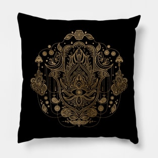 Hamsa Hand -Hand of Fatima Ornament Pillow