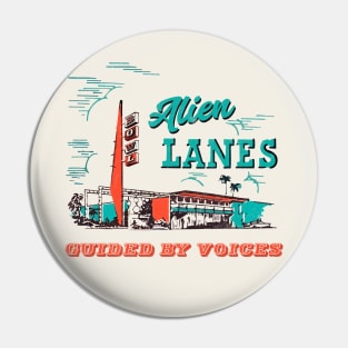 Alien Lanes ∆ Retro Style Original Design Pin