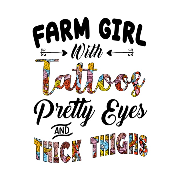 Farm Girl With Tattoos Pretty Eyes And Thick Things by Stick Figure103