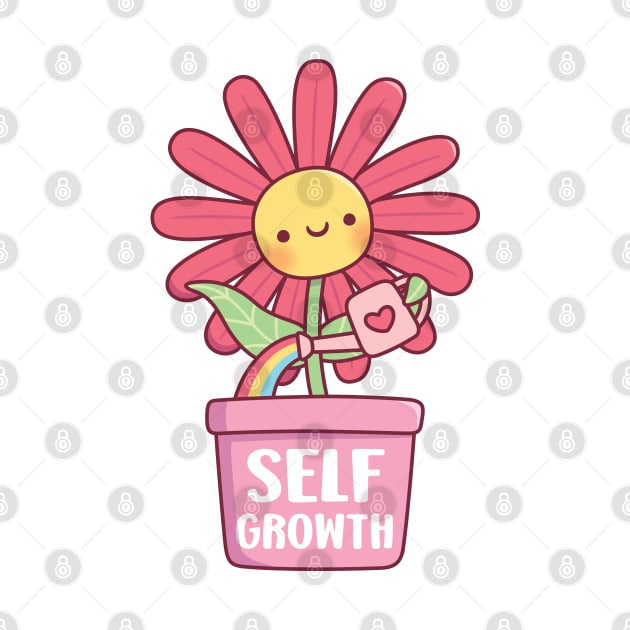 Cute Flower In A Pot Self Growth by rustydoodle