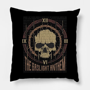 The Gaslight Anthem Vintage Skull Pillow