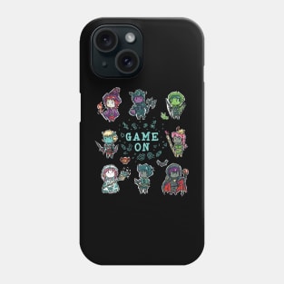 Game on Fantasy RPG Characters Phone Case