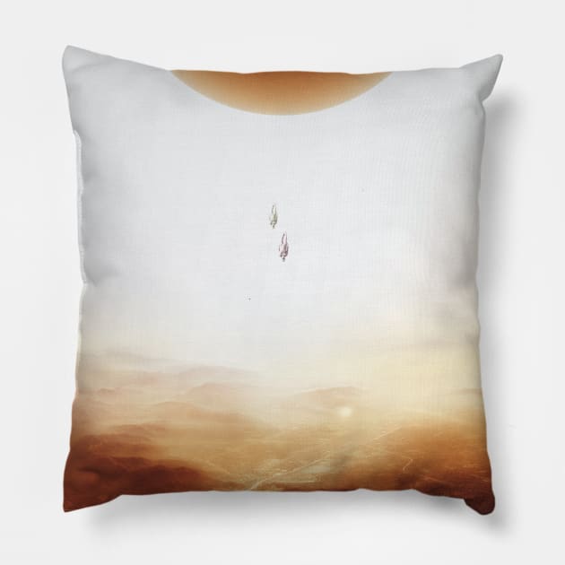 Mars Diving Pillow by StoianHitrov