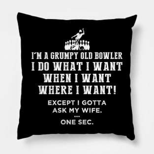 Bowling-(3) Joyride - Happily Ever After Tee, Tshirt, Hoodie for Bowling Enthusiasts Pillow