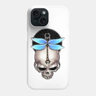 Awakened - Dragonfly Skull Phone Case