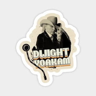 Vinyl Style 90's - Dwight Yoakam Magnet