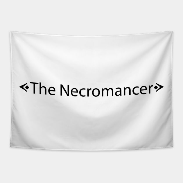 The Necromancer (Black) Tapestry by Rikudou