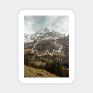 Switzerland Country Map | Luminous Landscapes Magnet