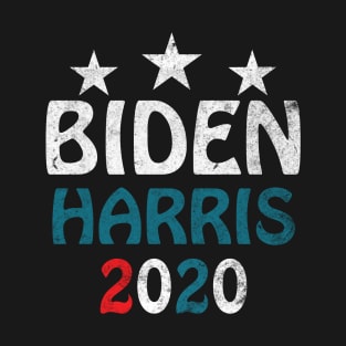 Biden Harris 2020 Distressed Vintage election Democratic Kamala T-Shirt