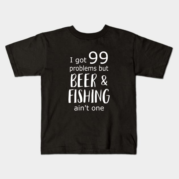 Beer & Fishing Kids T-Shirt
