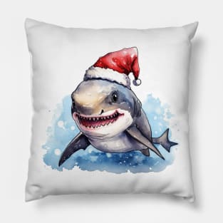 Christmas Shark Pillow