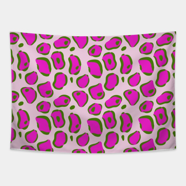 Pink Animal Print Tapestry by KathrinLegg