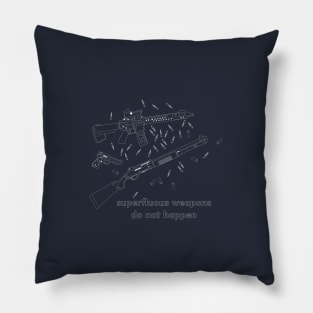 gun poster Pillow