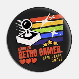 New Level Uncle Retro Gamer Pin