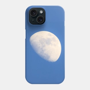 Moon On A Blue Sky Phone Case