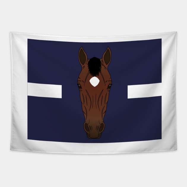 TWILIGHT PAYMENT - RACEHORSE - SILKS Tapestry by emilybraz7