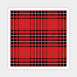 Pattern Scottish tartan Magnet