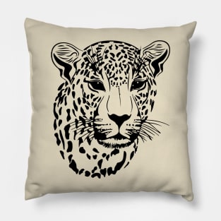 Panthera pardus Pillow